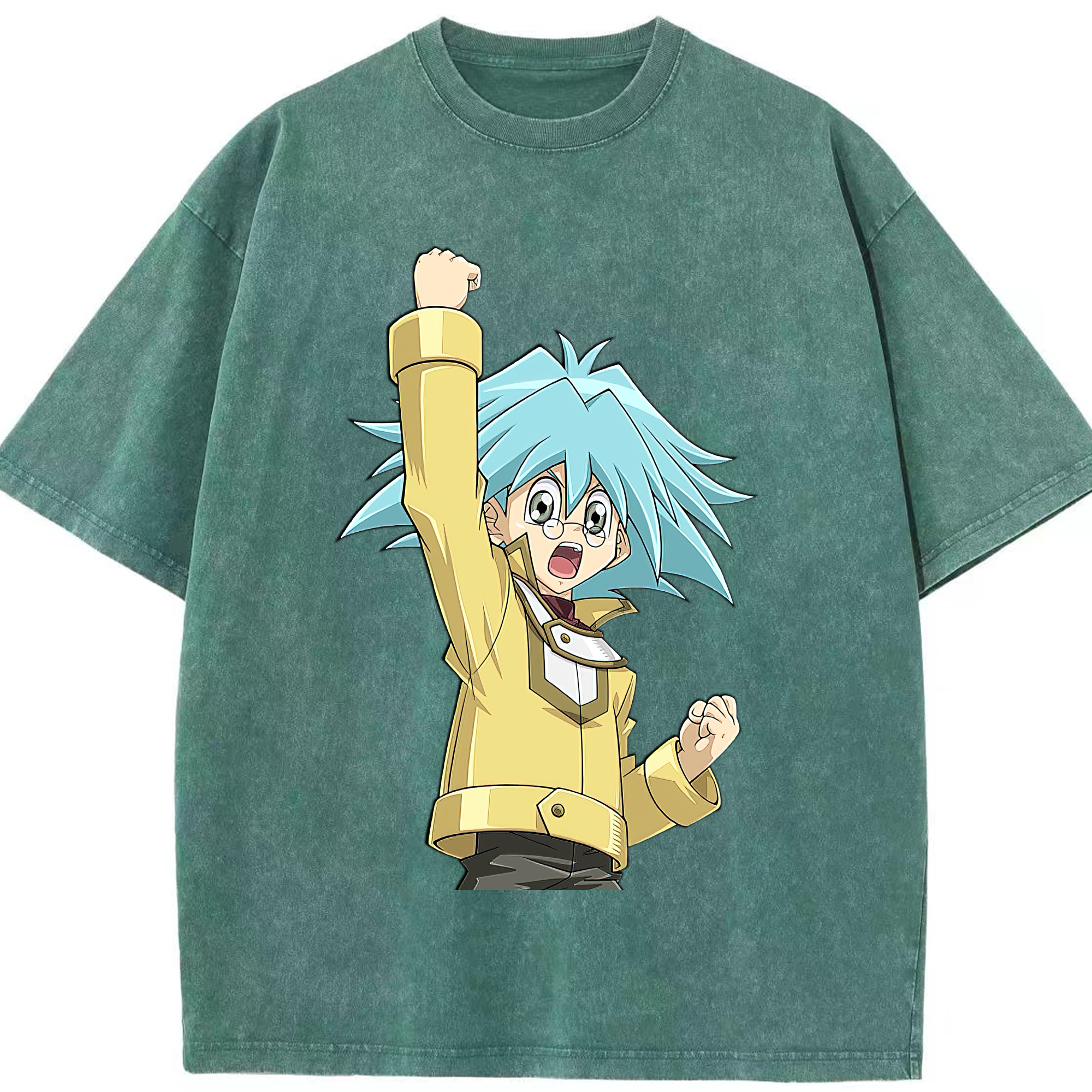 （画像用） 遊☆戯☆王 Yu-Gi-Oh! 綿100% ヴィンテージ風 半袖Tシャツ（フロントプリント）